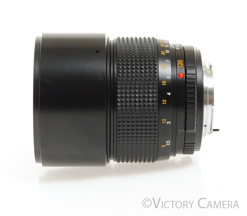 Minolta MD Rare 135mm f2.0 FAST Telephoto Prime Lens [EXC] - Victory Camera