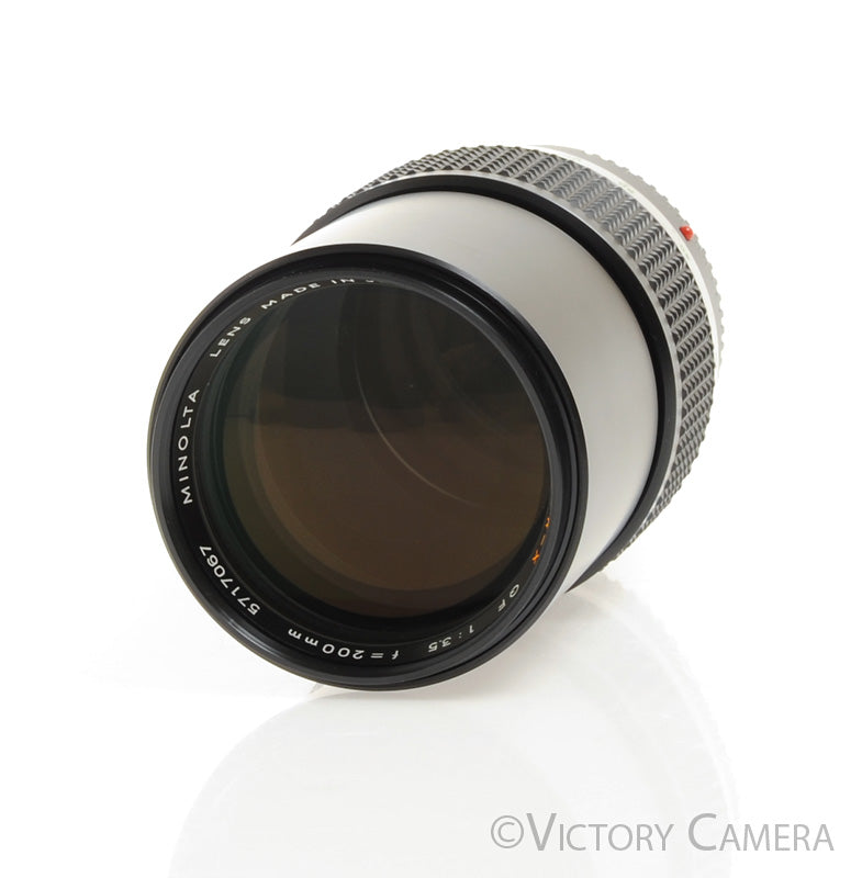 Minolta MC Tele Rokkor-QF 200mm f3.5 Telephoto Prime Lens [MINT-] - Victory Camera