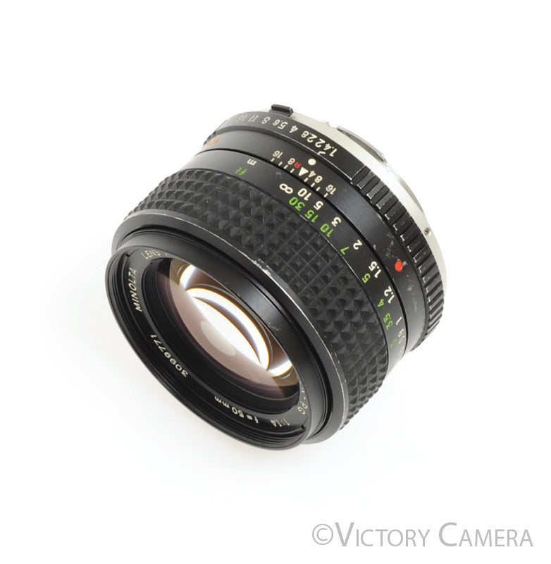 Minolta MC Rokkor-PG 50mm f1.4 Prime Lens [EXC] - Victory Camera