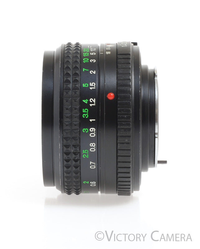 Minolta MD Rokkor-X 50mm f1.4 Manual Focus Prime Lens - Victory Camera