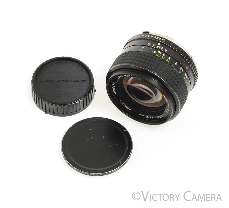 Minolta MC Rokkor-PG 50mm f1.4 Prime Lens [EXC] - Victory Camera