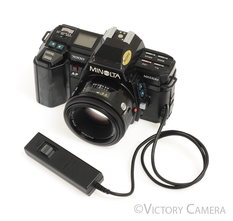 Minolta Maxxum 7000 35mm Film Camera with 50mm f1.7 Prime Lens [EXC-]