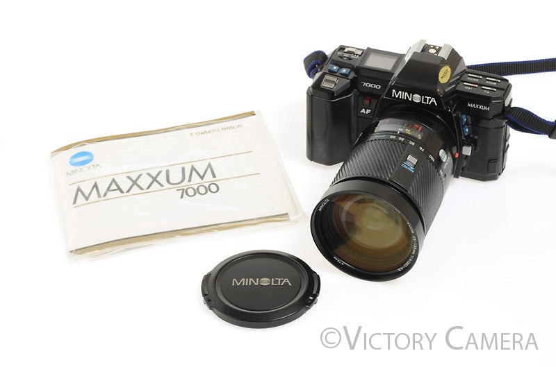 Minolta Maxxum 7000 35mm Autofocus Film Camera with 28-135mm Zoom Lens - Victory Camera