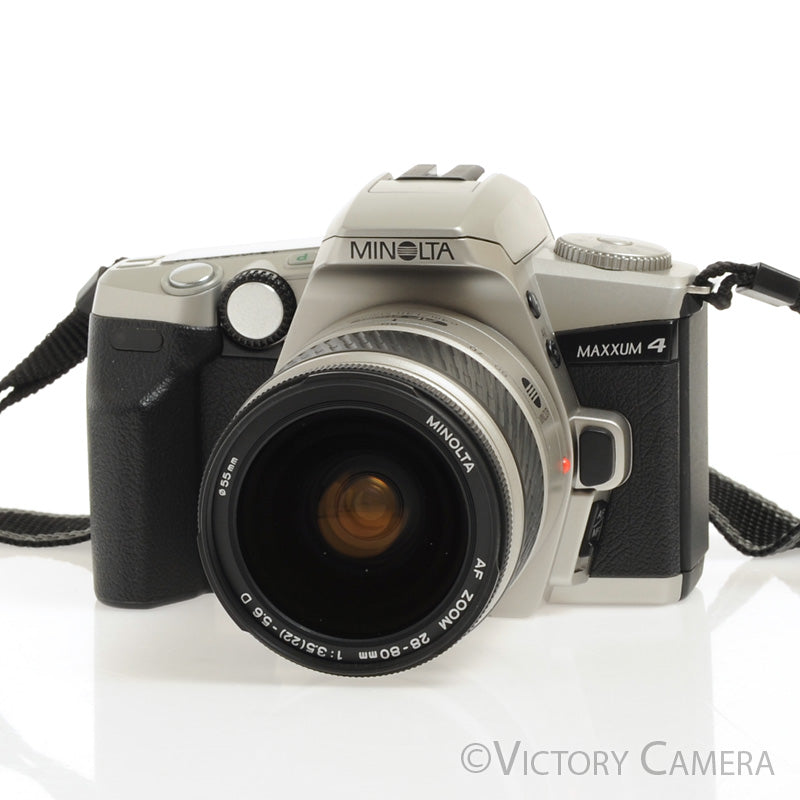 Minolta Maxxum 4 35mm Film SLR Camera w/ 35-80mm Zoom Lens [EXC+] - Victory Camera