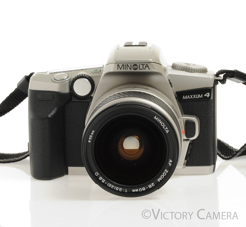 Minolta Maxxum 4 35mm Film SLR Camera w/ 35-80mm Zoom Lens [EXC+] - Victory Camera