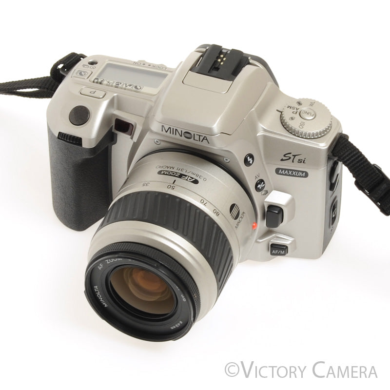 Minolta Maxxum ST Si 35mm Film SLR w/ 35-80mm f4-5.6 AF Lens [EXC+] - Victory Camera