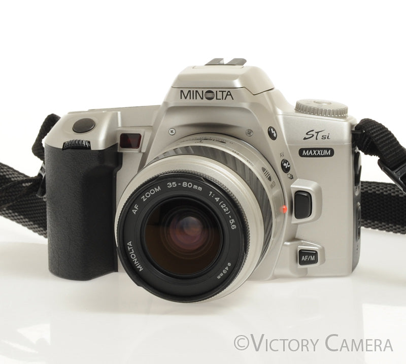 Minolta Maxxum ST Si 35mm Film SLR w/ 35-80mm f4-5.6 AF Lens [EXC+] - Victory Camera