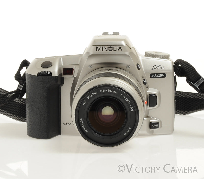 Minolta Maxxum ST Si 35mm Film SLR w/ 35-80mm f4-5.6 AF Lens [EXC+] - Victory Camera