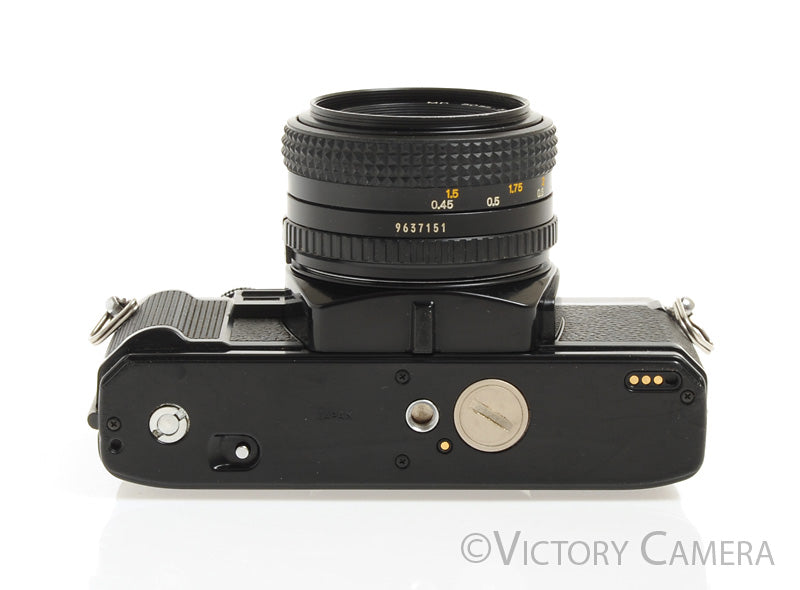 Minolta X-7A Black 35mm Film Camera w/ 50mm f1.7 Prime Lens -New Seals [Good] - Victory Camera