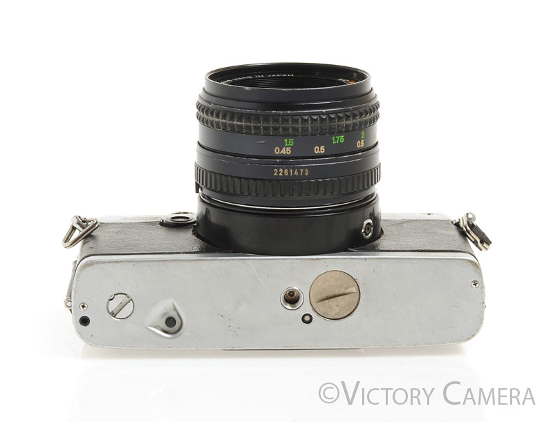 Minolta XG-7 Chrome 35mm Camera w/ Rokkor-X 50mm f1.7 Lens -New Seals- [GOOD] - Victory Camera