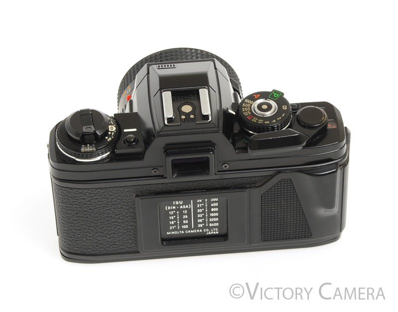 Minolta X-700 X700 Black SLR Film Camera w/ 50mm f1.7 Lens -New Seals- [EX+] - Victory Camera