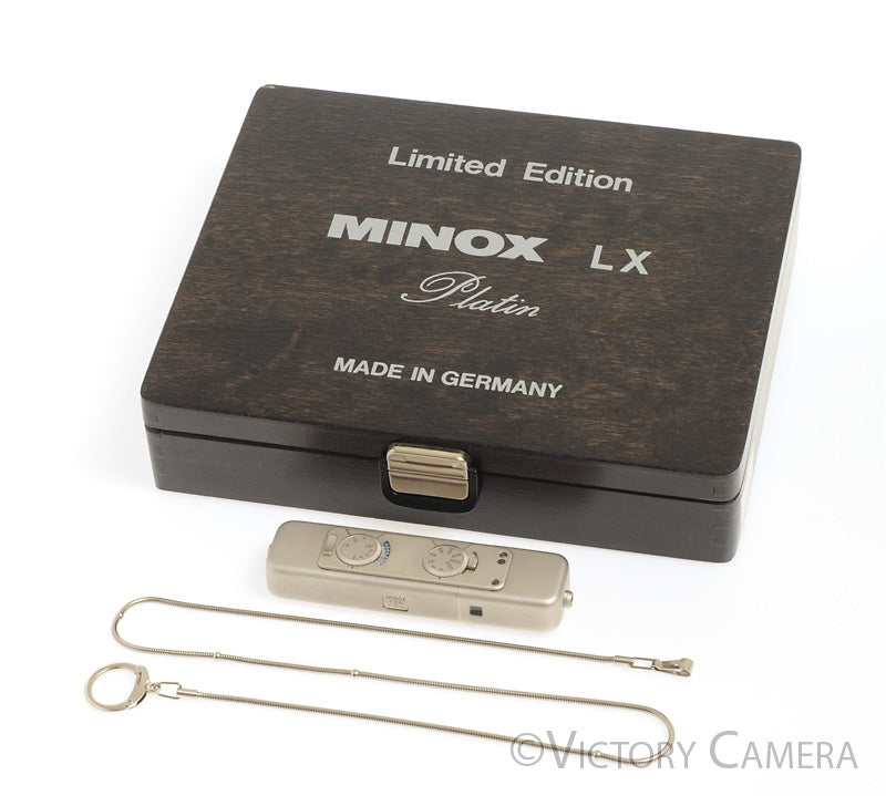 Minox LX Platin (Platinum) Camera w/ Box (feet) - Victory Camera