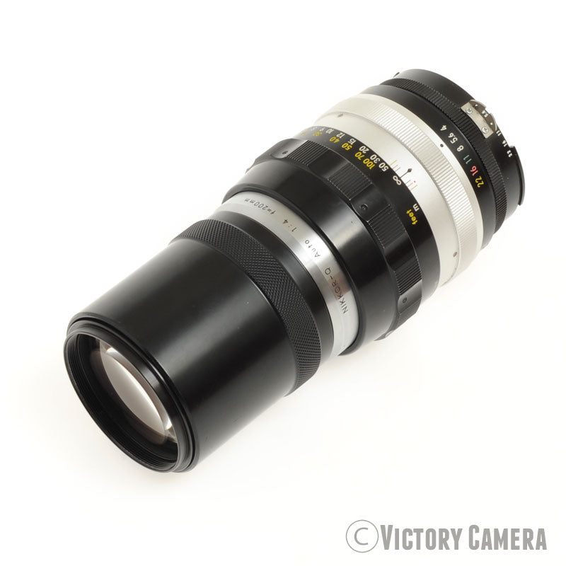 Nikon Nikkor-Q 20cm 200mm f4 Photomic non-AI Lens  [EXC+] - Victory Camera