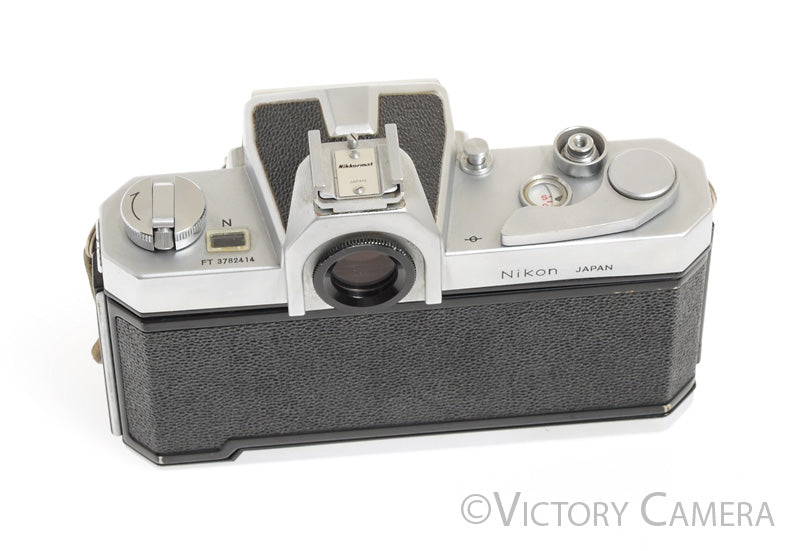 Nikon Nikkormat FT-N FTN Chrome 35mm Film Camera Body -Good Seals- [EXC] - Victory Camera