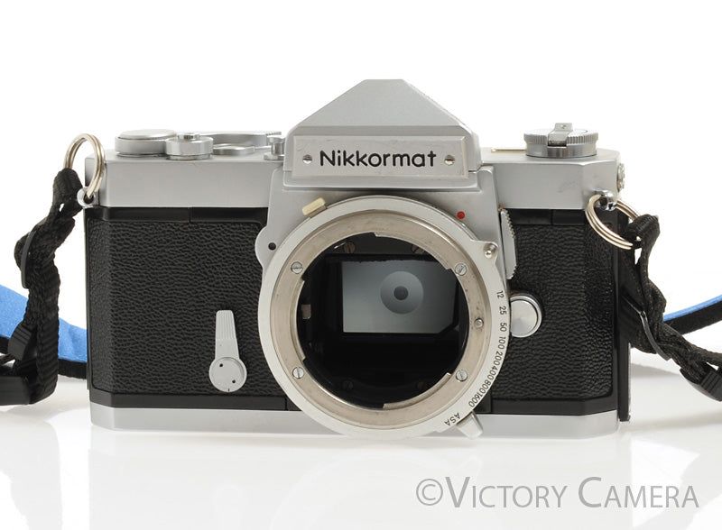 Nikon Nikkormat FT Chrome 35mm Film Camera Body [GOOD] - Victory Camera