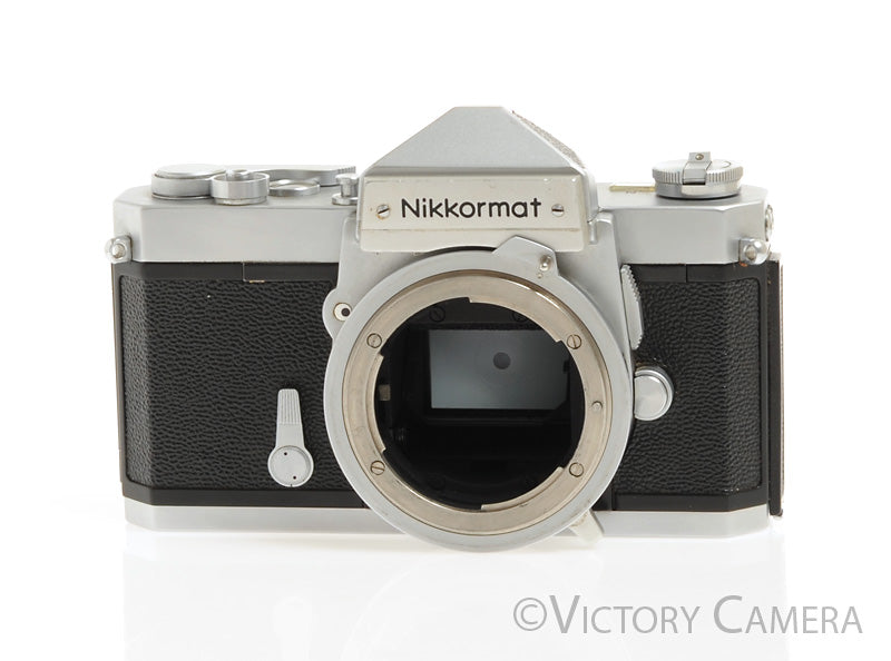 Nikon Nikkormat FTN Chrome 35mm SLR Camera Body -No Meter- [BGN] - Victory Camera