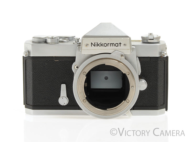 Nikon Nikkormat FTN Chrome 35mm SLR Camera Body -No Meter- [BGN] - Victory Camera