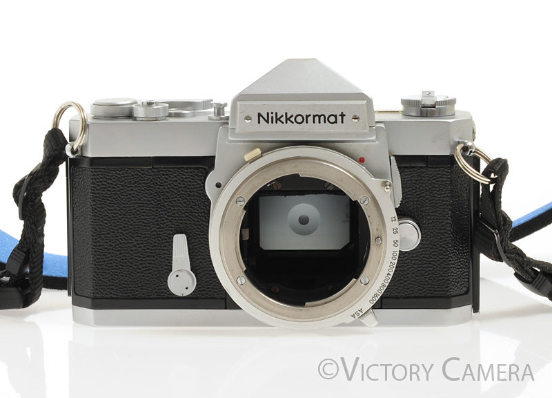 Nikon Nikkormat FT Chrome 35mm Film Camera Body [GOOD] - Victory Camera