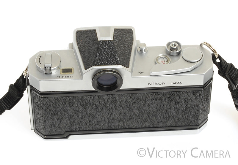 Nikon Nikkormat FT Chrome 35mm Film Camera Body [GOOD] - Victory Camera