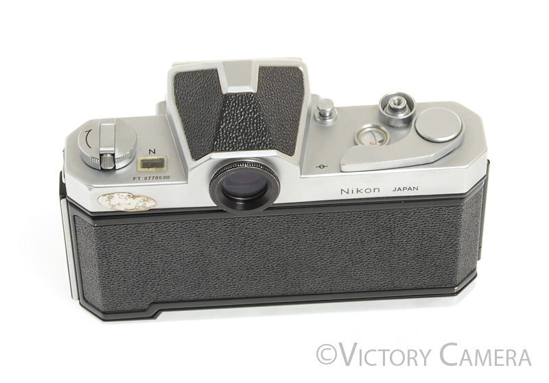 Nikon Nikkormat FTN Chrome 35mm SLR Camera Body -No Meter- [BGN] - Victory Camera