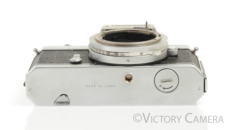 Nikon Nikkormat FTN Chrome 35mm SLR Camera Body -No Meter- [BGN] - Victory Camera