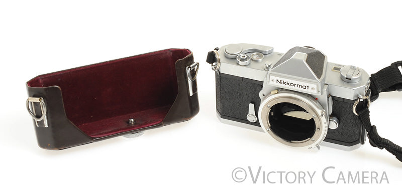 Nikon Nikkormat FT Chrome 35mm Film Camera Body [GOOD] - Victory Camera