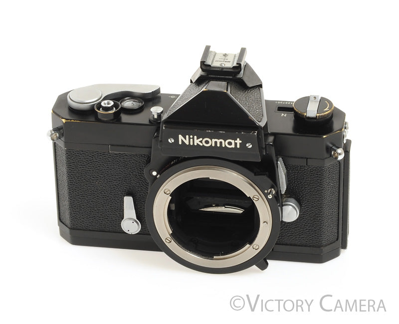 Nikon Nikkormat FT-N FTN Black 35mm Film Camera Body -New Seals- [GOOD] - Victory Camera