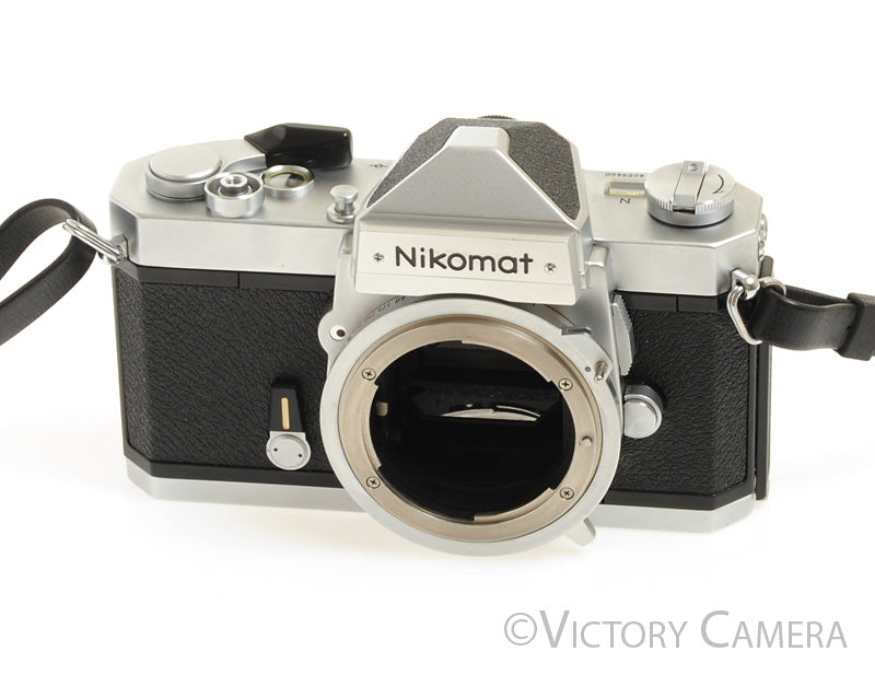 Nikon Nikomat Nikkormat FT-N FTN Chrome 35mm Film Camera Body [Near Mint]