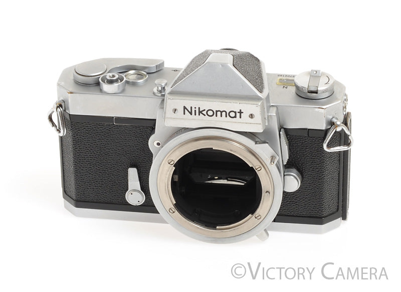 Nikon Nikkormat FT-N FTN Chrome 35mm Film Camera Body -Good Meter, Good Seals- [EXC] - Victory Camera