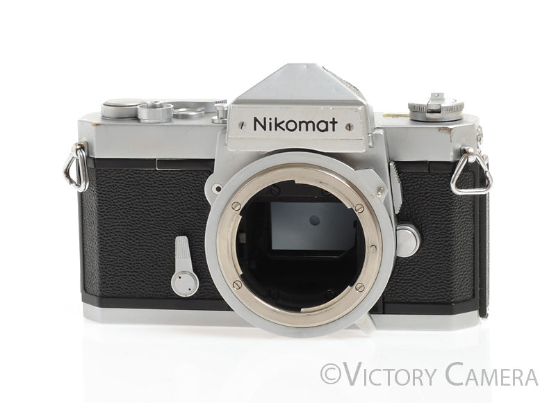 Nikon Nikkormat FT-N FTN Chrome 35mm Film Camera Body -Good Meter, Good Seals- [EXC] - Victory Camera