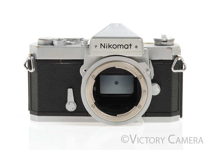 Nikon Nikkormat FT-N FTN Chrome 35mm Film Camera Body -Good Meter, Good Seals- [EXC] - Victory Camera