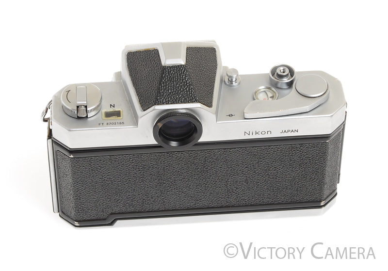 Nikon Nikkormat FT-N FTN Chrome 35mm Film Camera Body -Good Meter, Good Seals- [EXC] - Victory Camera