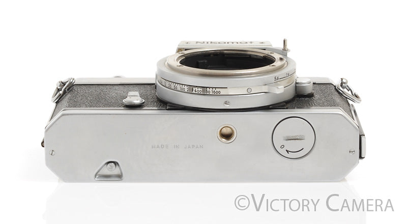 Nikon Nikkormat FT-N FTN Chrome 35mm Film Camera Body -Good Meter, Good Seals- [EXC] - Victory Camera