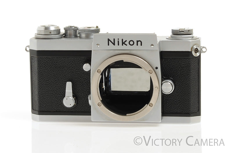 Nikon F Chrome 35mm Film Camera Body (only)  [EXC-]