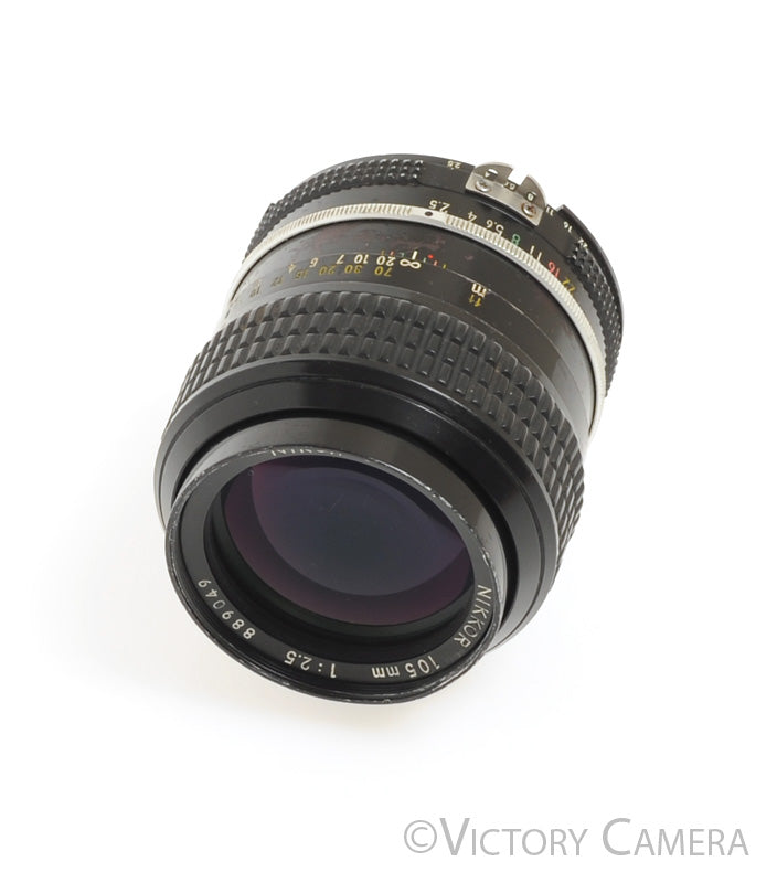 Nikon Nikkor 105mm f2.5 Photomic AI Portrait Prime Lens  [BAR] - Victory Camera