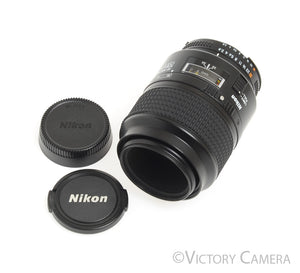 Nikon Micro-Nikkor 105mm F2.8 D AF-D Autofocus Macro Prime Lens -Clean