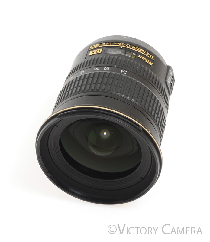 Nikon Nikkor AF-S 12-24mm f4 G ED DX Autofocus Lens -US Serial- [EXC+] - Victory Camera