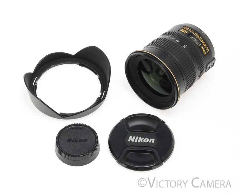 Nikon Nikkor AF-S 12-24mm f4 G ED DX Autofocus Lens -US Serial- [EXC+] - Victory Camera