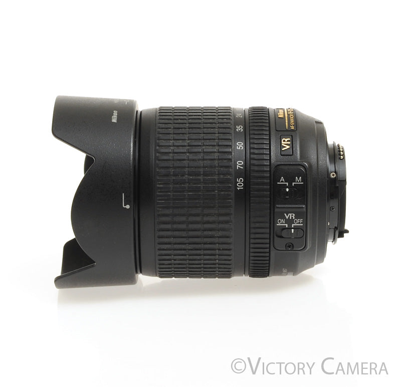 Nikon Nikkor AF-S 18-105mm f3.5-5.6 G DX VR ED Lens w/ Shade [EXC+] - Victory Camera