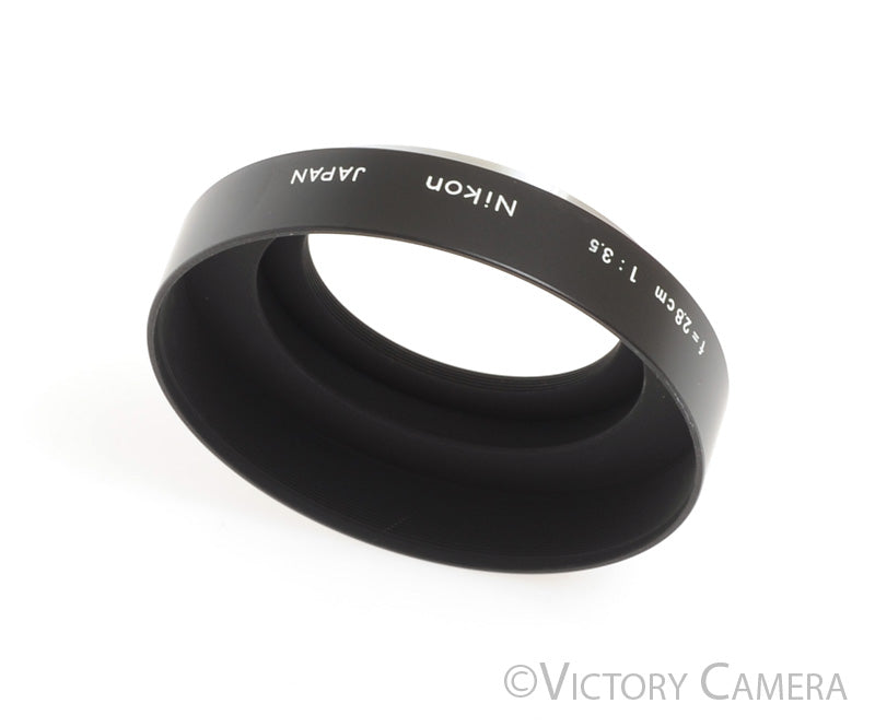 Nikon Nikkor 2.8cm f3.5 Rangefinder Lens Shade for SP S2 etc -NOS!- [MINT] - Victory Camera