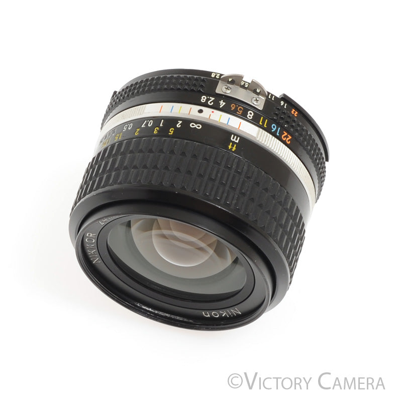 Nikon Nikkor 24mm f2.8 AI-S Wide Angle Lens -Light Marks-