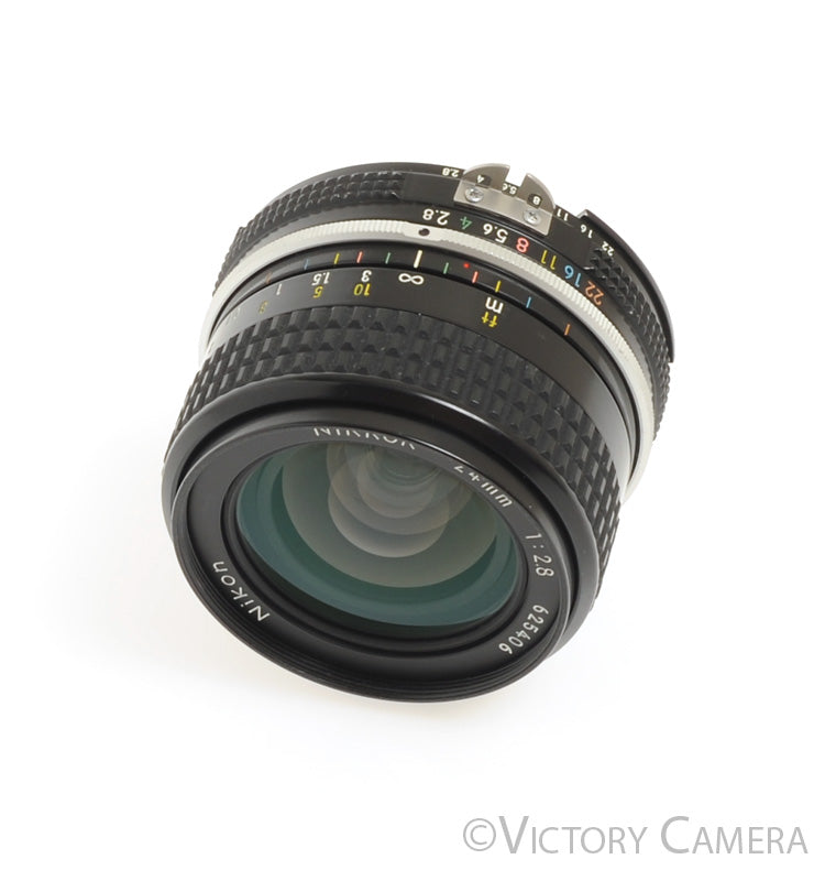 Nikon Nikkor 24mm f2.8 AI Wide Angle Prime Lens [EX+] - Victory Camera