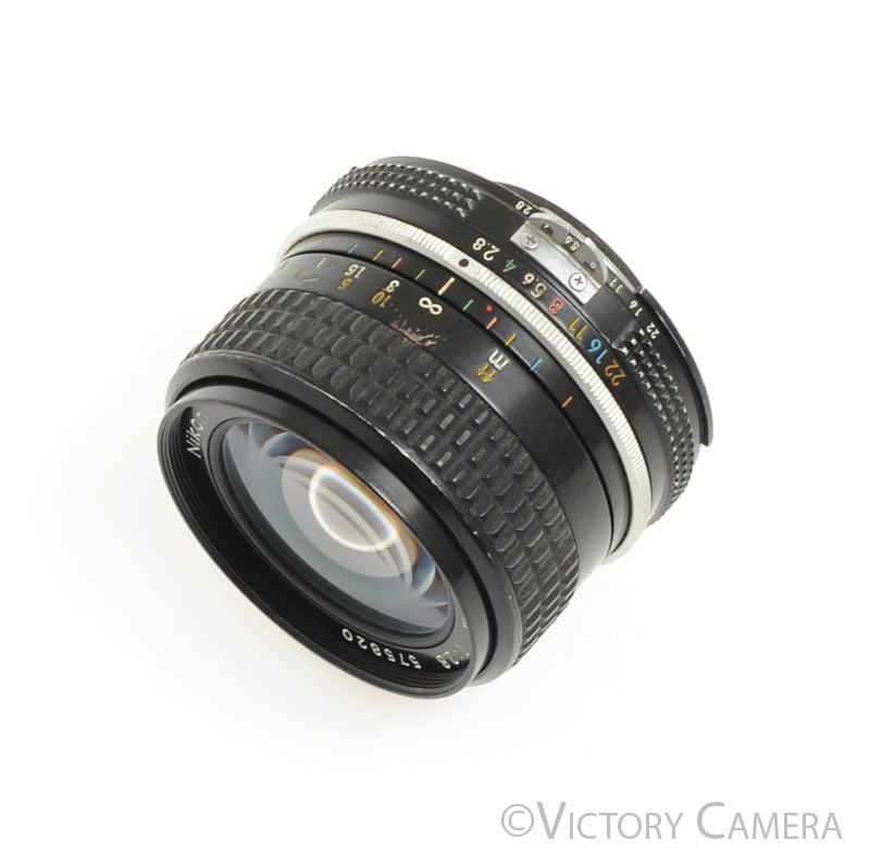 Nikon Nikkor 24mm f2.8 AI Wide Angle Prime Lens -Small Mark- [GOOD] - Victory Camera