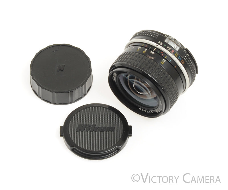 Nikon Nikkor 24mm f2.8 AI Wide Angle Prime Lens -Small Mark- [GOOD] - Victory Camera