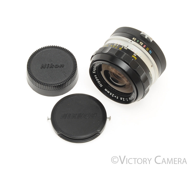 Nikon Nikkor-N 24mm f2.8 non-AI Photomic Wide Angle Lens [EXC+] - Victory Camera