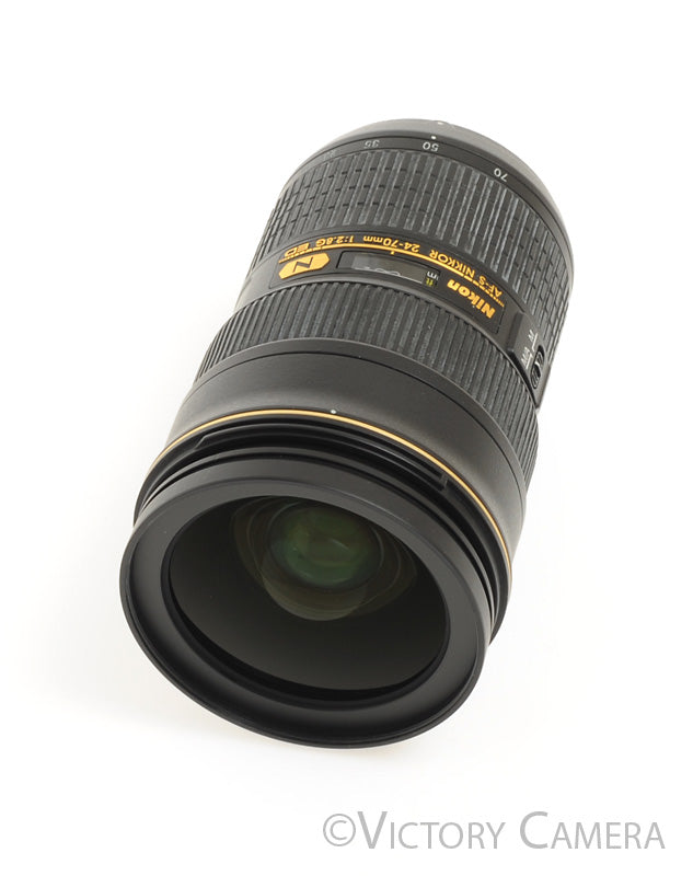 Nikon Nikkor AF-S 24-70mm f2.8 G ED N Zoom Lens w/ Shade [EXC] - Victory Camera