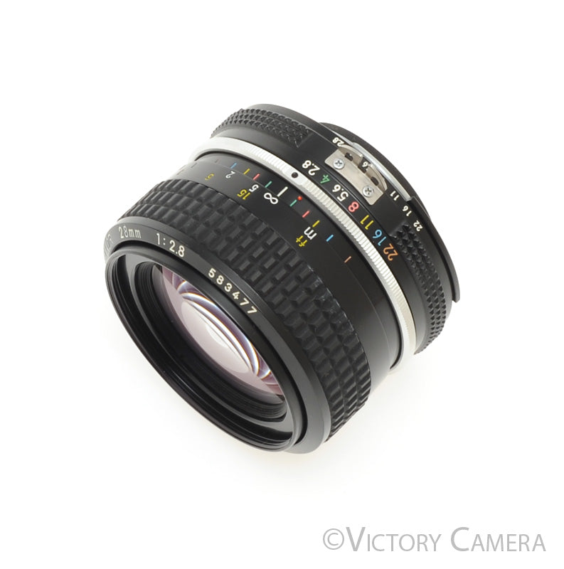 Nikon Nikkor 28mm f2.8 AI Manual Focus Wide Angle Prime Lens   [EXC+]