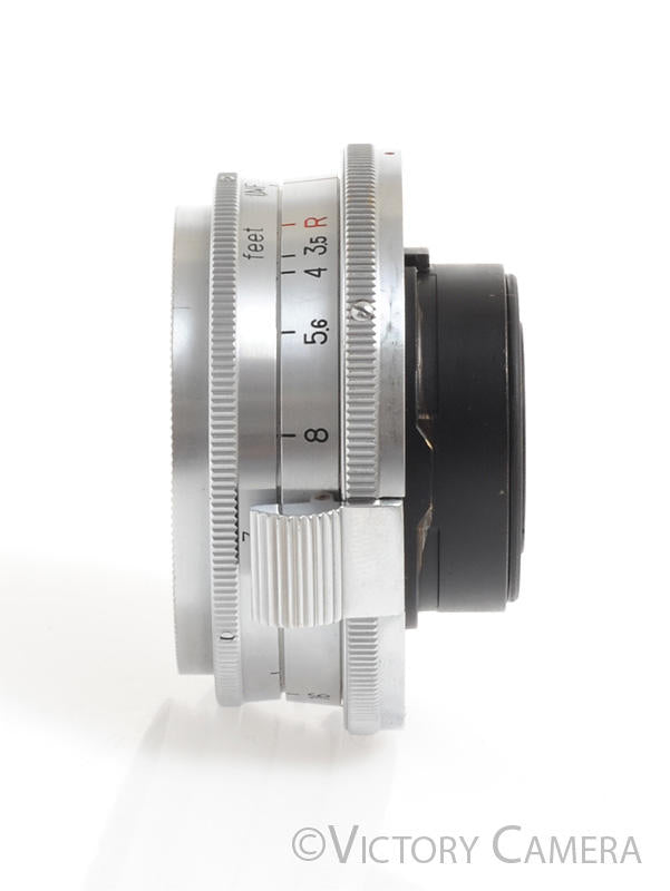 Nippon Kogaku W-Nikkor.C 2.8cm 28mm f3.5 Nikon S Rangefinder Lens -Cle