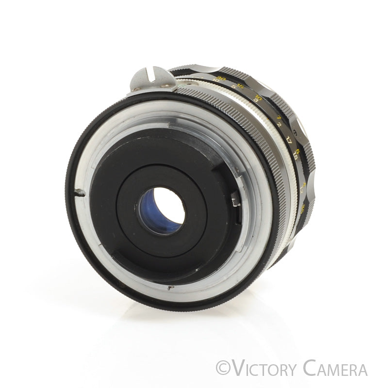 Nikon Nikkor-H 2.8cm 28mm f3.5 non-AI Manual Focus Lens [GOOD] - Victory Camera