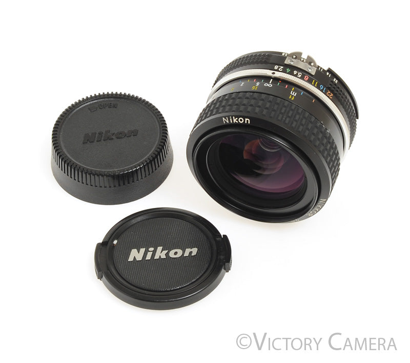 Nikon Nikkor 28mm f2.8 AI Manual Focus Wide Angle Prime Lens  [MINT]